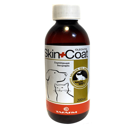 Συμπλήρωμα διατροφής σκύλου-γάτας Λάδι Σολομού Skin & Coat