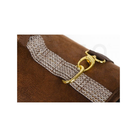 Τσάντα μεταφοράς σκύλου-γάτας CAZO LUXURY BROWN