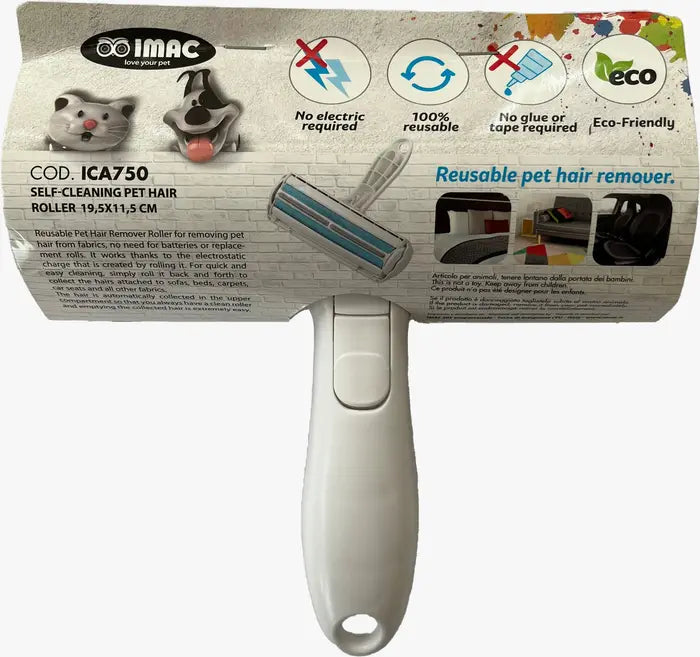 Ηλεκτροστατική βούρτσα σκύλου γάτας με αποθηκευτικό χώρο για τρίχες IMAC