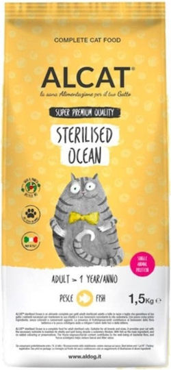 Ξηρά Τροφή για Ενήλικες Γάτες ALCAT Sterilised Ocean (1,5kg)