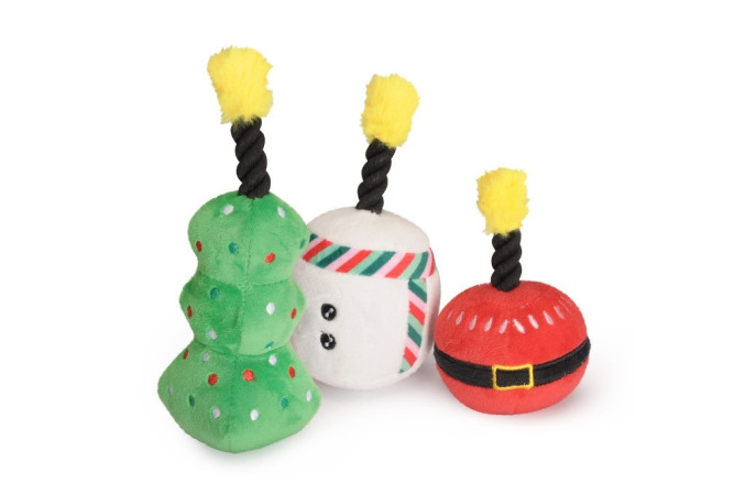 Χριστουγεννιάτικο Παιχνίδι σκύλου Holly Toy