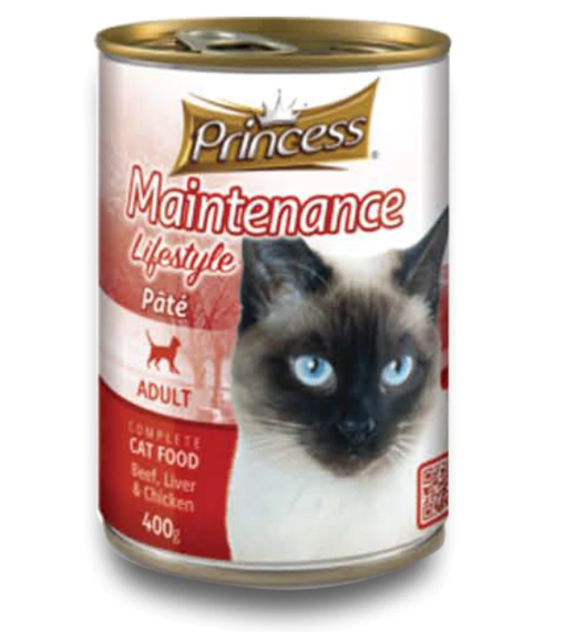 Κονσέρβα γάτας Princess πατέ Lifestyle Βοδινό (400gr)