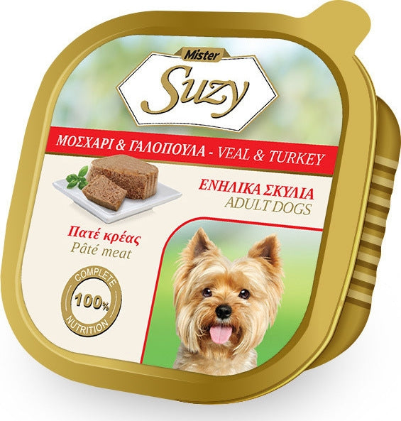 Κονσέρβα πατέ σκύλου SUZY (300gr) (πολλές γεύσεις)