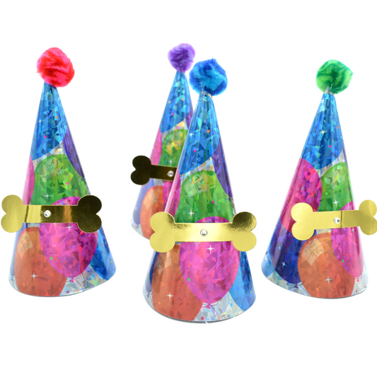 Kαπελάκι Γενεθλίων σκύλου γάτας STRASS Bone