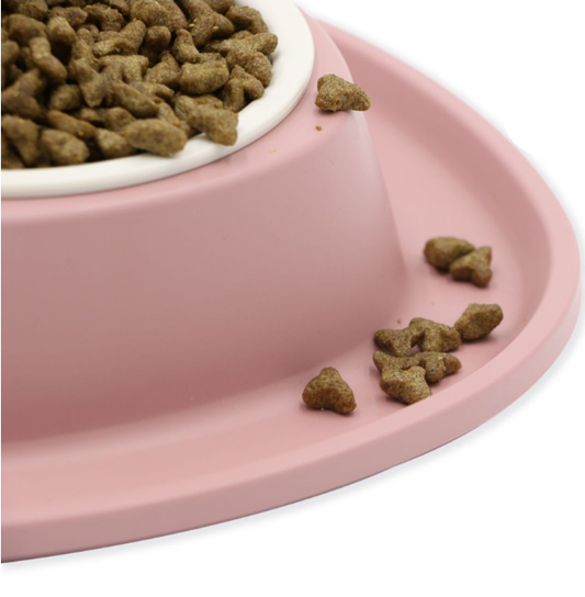 Διπλό μπολ σκύλου γάτας Soft Touch