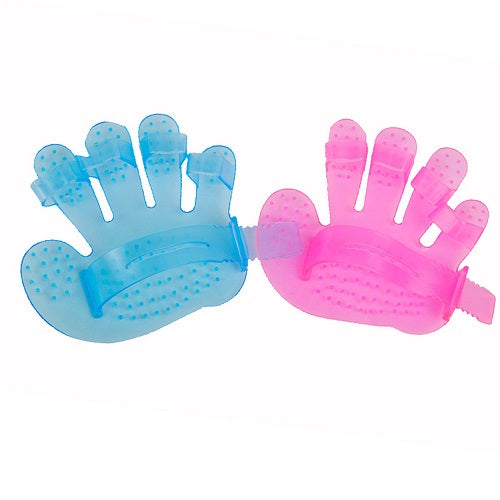 Φορετή βούρτσα σκύλου γάτας Ergonomic Fingers