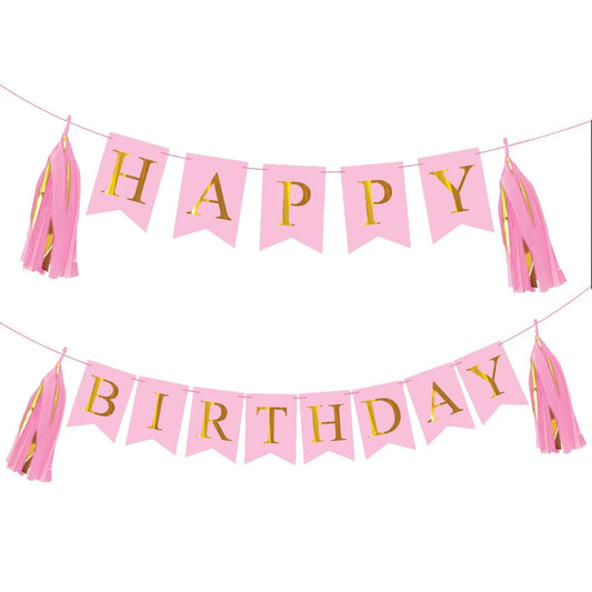 Διακοσμητική γιρλάντα γενεθλίων σκύλου γάτας HAPPY BIRTHDAY (πολλά χρώματα)