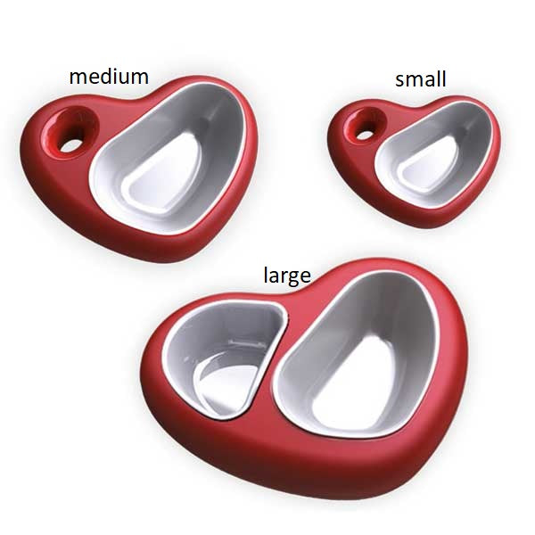 Πλαστικό μπολ σκύλου γάτας LOVE