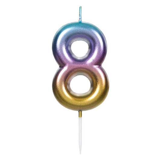 Κεράκια γενεθλίων σκύλου-γάτας MULTICOLOR (πολλά νούμερα)