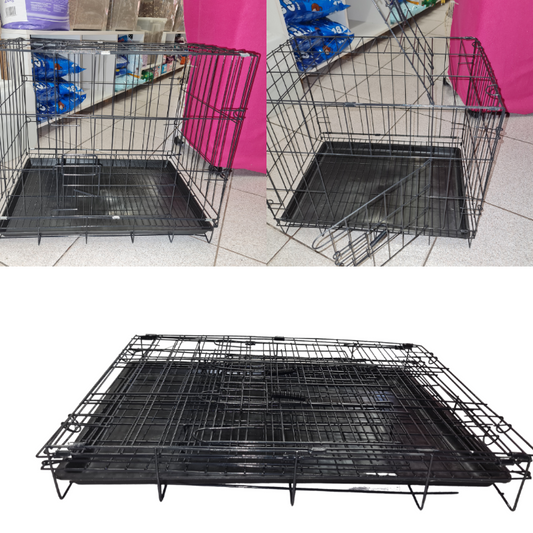 Κλουβί Crate συρμάτινο σκύλου γάτας SMART CHOICE 84εκ.