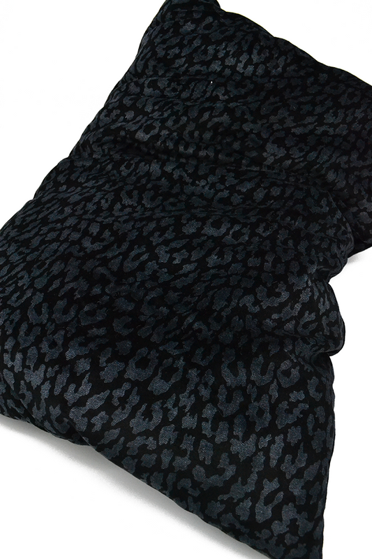 Μαξιλάρα σκύλου-γάτας Luxury Black Sanvi