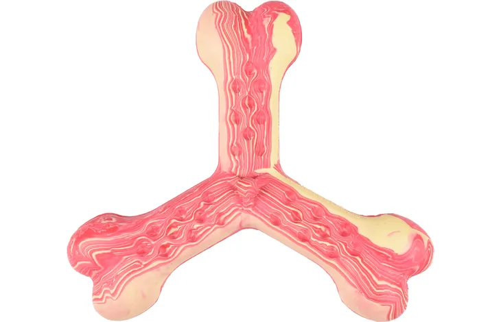 Παιχνίδι σκύλου RUBBER BONE SAVEO TRIPPLE