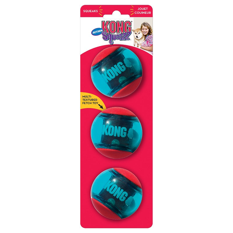 Παιχνίδι σκύλου KONG Squeez Action Ball