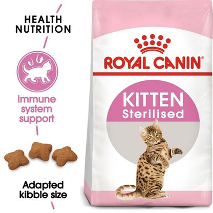 Ξηρά Tροφή γάτας Royal Canin Kitten Sterilised για στειρωμένα γατάκια