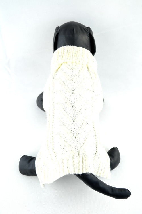 Ρούχο σκύλου μάλλινο DOLCE VITA TOTAL WHITE