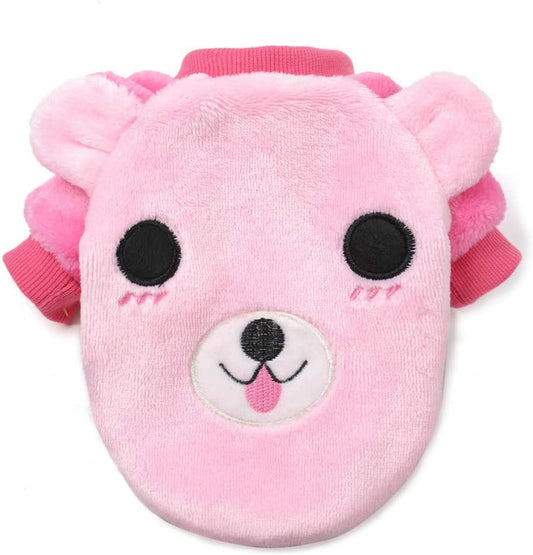 Ρούχο σκύλου φούτερ Cute Bear Face