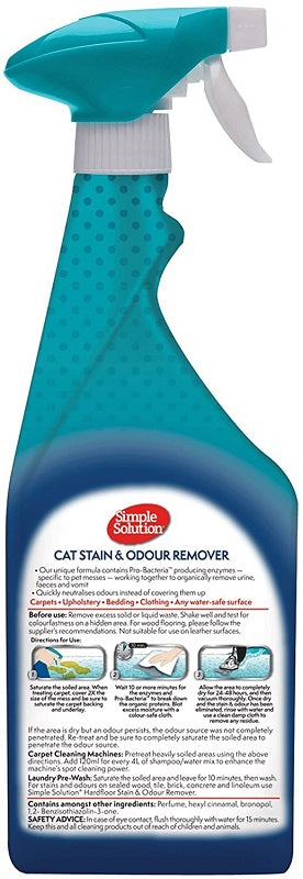 Spray καθαρισμού γάτας CAT Stain & Odour Remover Simple Solution (750ml)