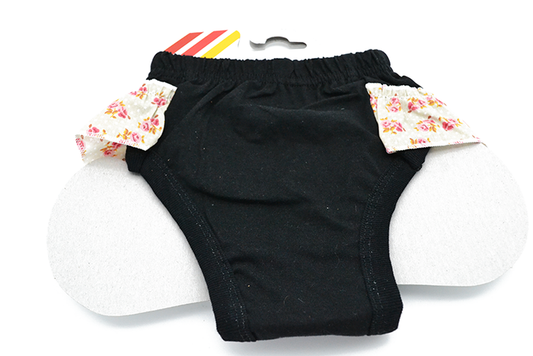 Βρακάκι σκύλου Black Flower