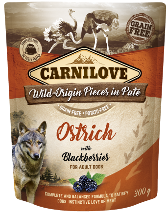 Κονσέρβα για σκύλους φακελάκι CARNILOVE (300gr) Πολλές γεύσεις