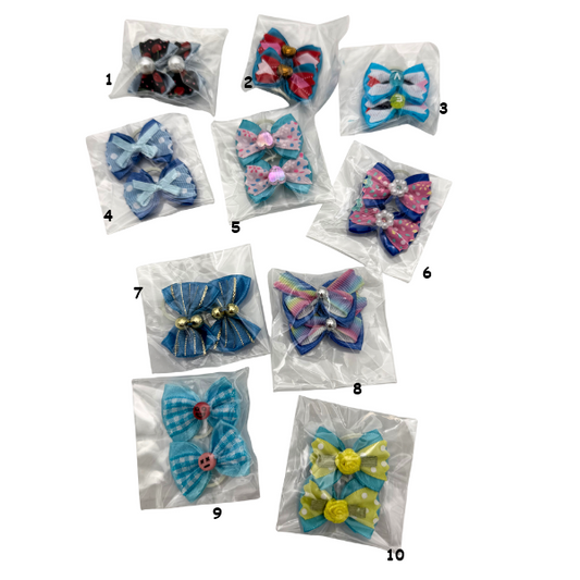 Λαστιχάκια μαλλιών σετ Cutie Dog BLUEISH