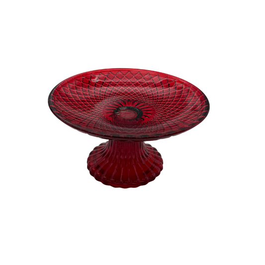 Πιατέλα-Βάση τούρτας γυάλινη SERVED (πολλά σχέδια)