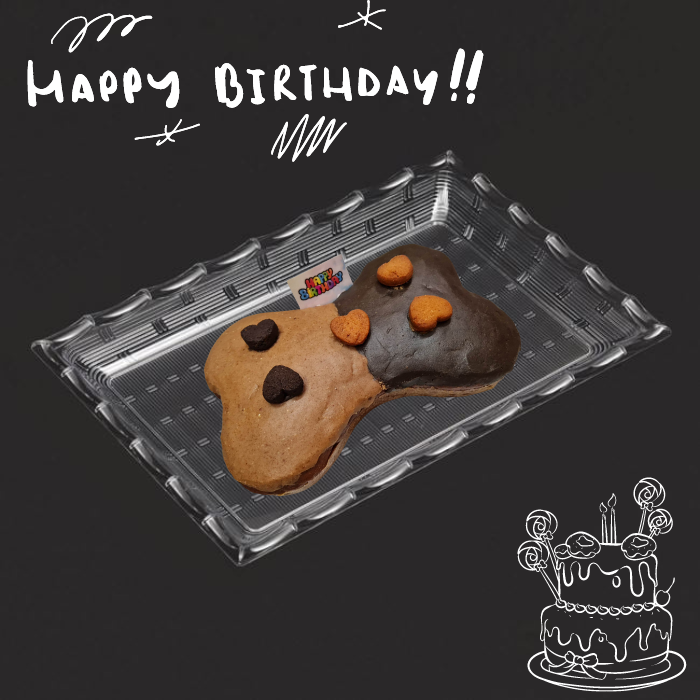 Πιατέλα-Βάση τούρτας HAPPY BIRTHDAY