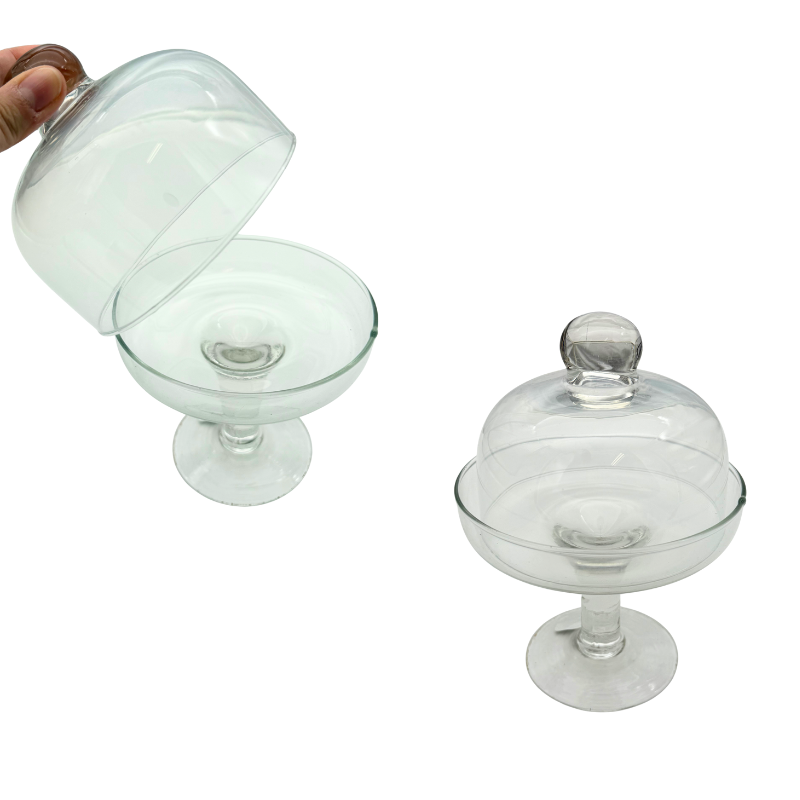 Πιατέλα-Βάση τούρτας γυάλινη SERVED (πολλά σχέδια)