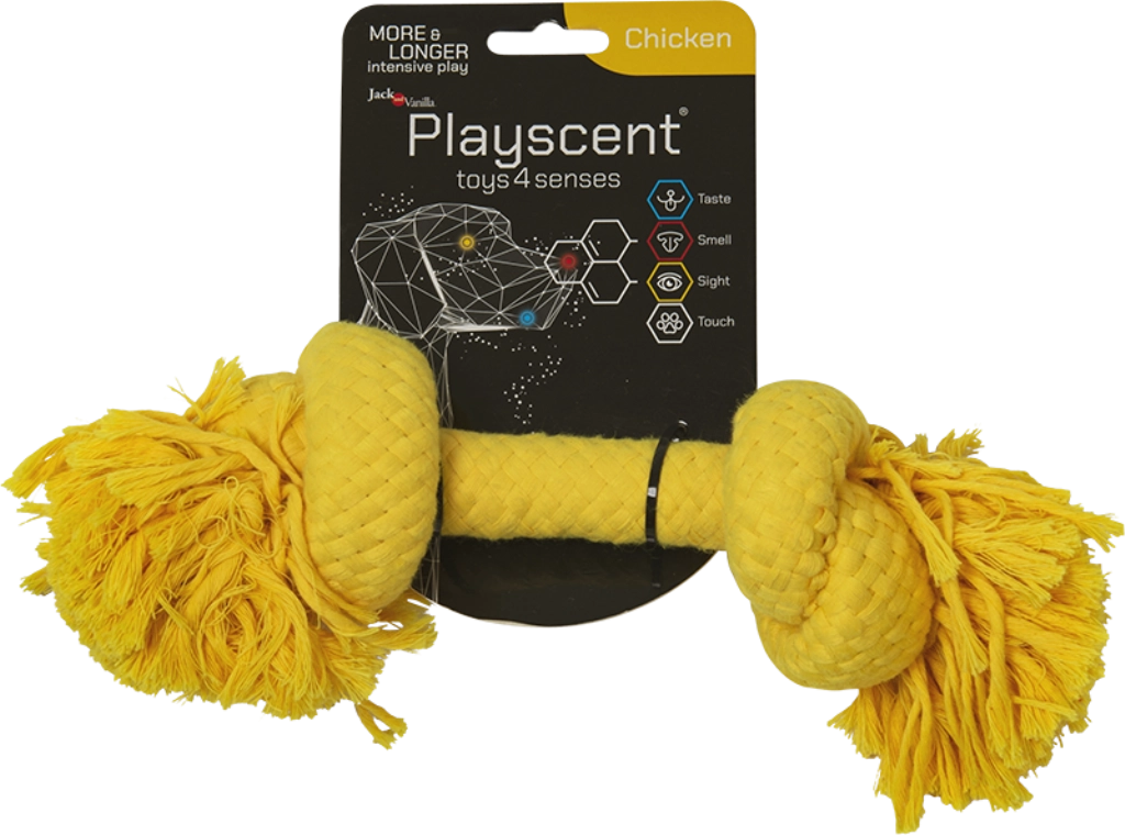 Παιχνίδι σκύλου από σχοινί με γεύση PLAYSCENT