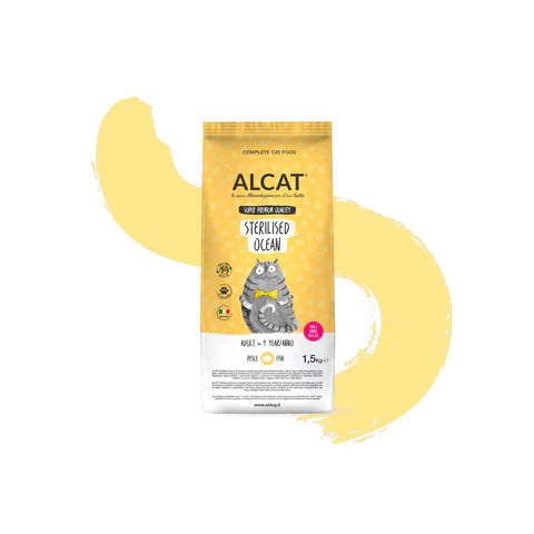 Ξηρά Τροφή για Ενήλικες Γάτες ALCAT Sterilised Ocean (1,5kg)