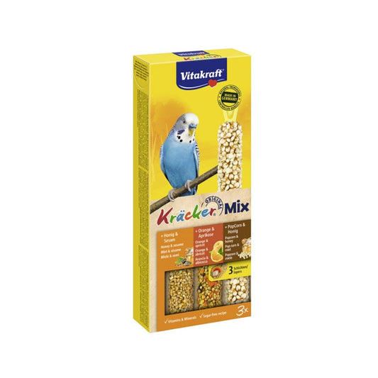 Λιχουδιά στικς για παπαγαλάκια VITAKRAFT Kracker Mix (80gr-3 στικς)