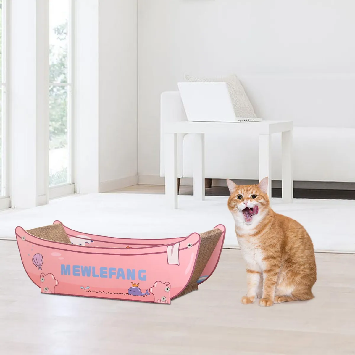 Ονυχοδρόμιο γάτας χάρτινο BATHTUB