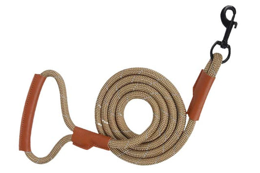 Οδηγός-Λουρί σκύλου LEATHER HANDLE