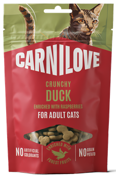 Λιχουδιά γάτας GRAINFREE CARNILOVE Crunchy Cat Snack (50gr)