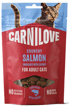 Λιχουδιά γάτας GRAINFREE CARNILOVE Crunchy Cat Snack (50gr)