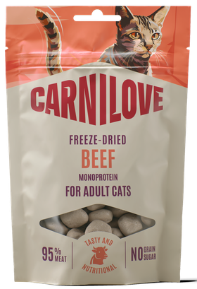 Λιχουδιά γάτας GRAINFREE CARNILOVE Freeze Dried Cat Snack (50gr)