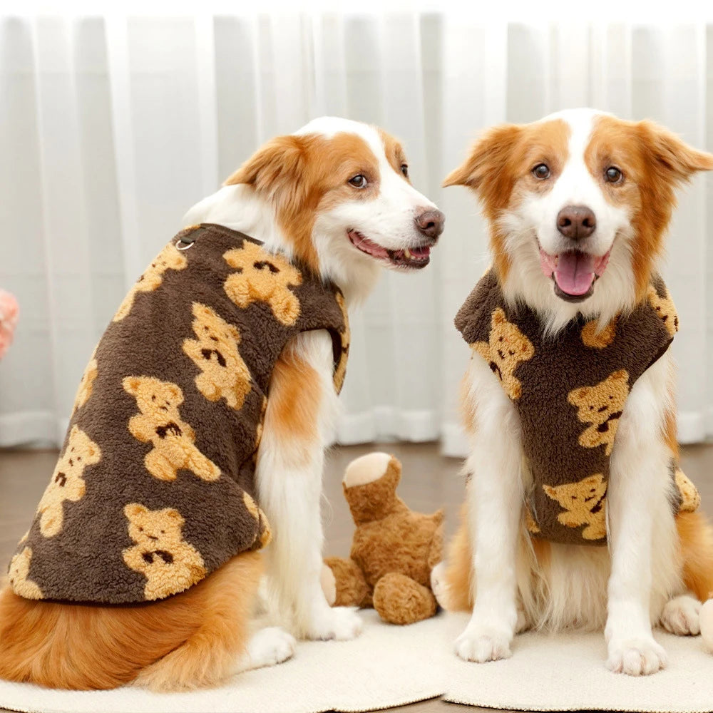 Ρούχο σκύλου φλις αμάνικο TEDDIES CUTE