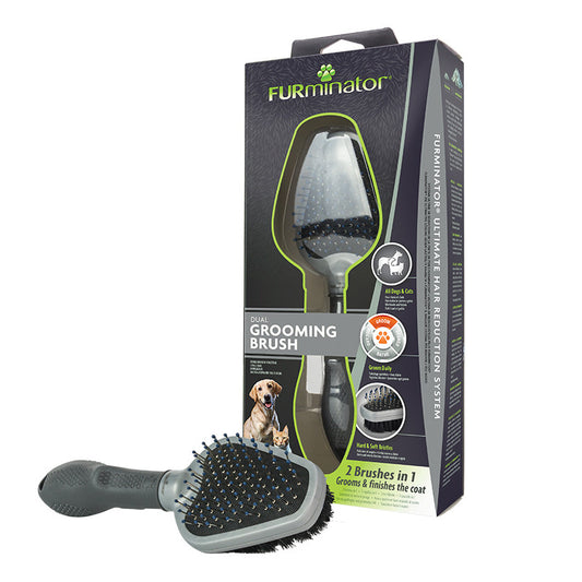 Βούρτσα σκύλου γάτας FURminator® DUAL GROOMING BRUSH