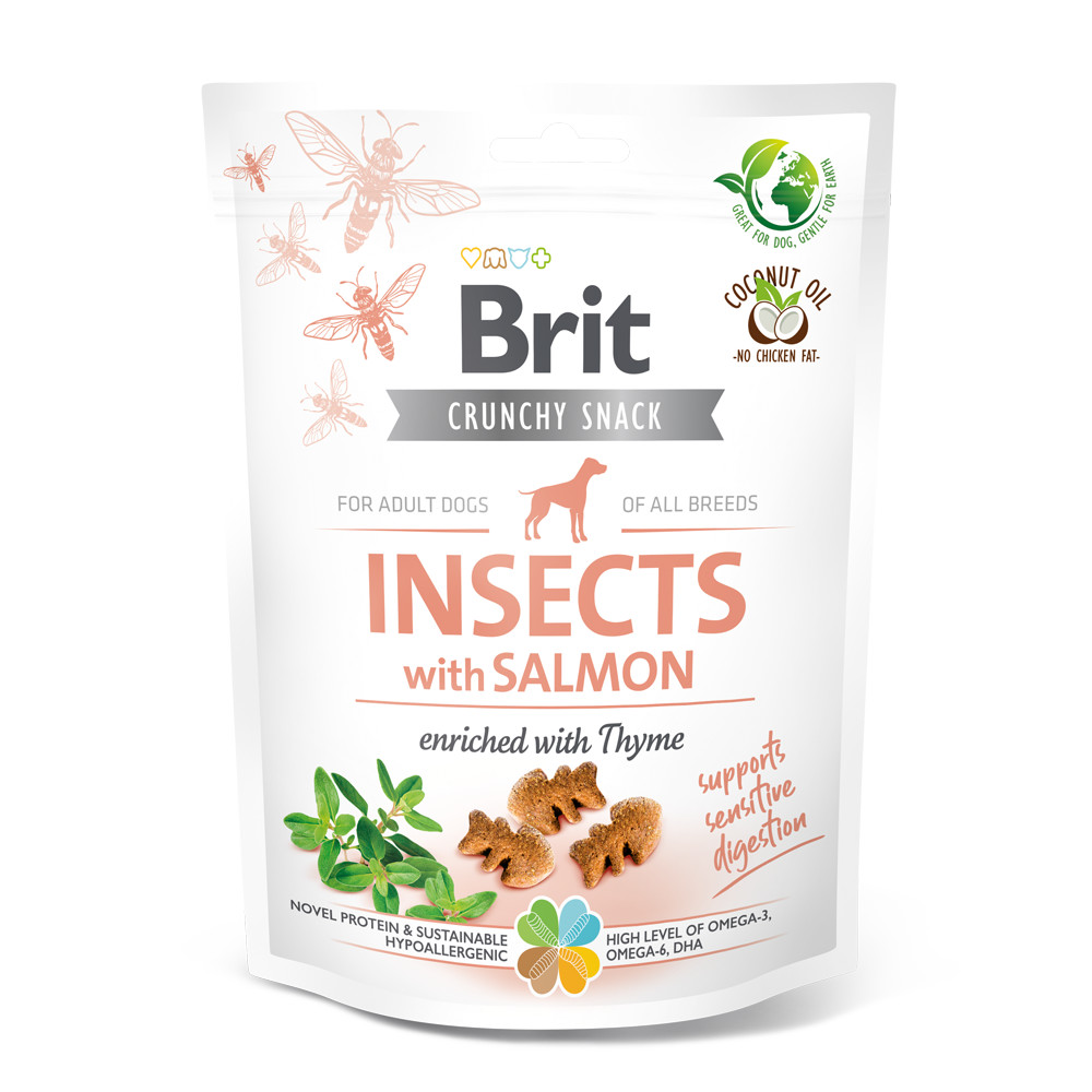 Λιχουδιά σκύλου Brit Crunchy Snack (200gr) (πολλές γεύσεις)
