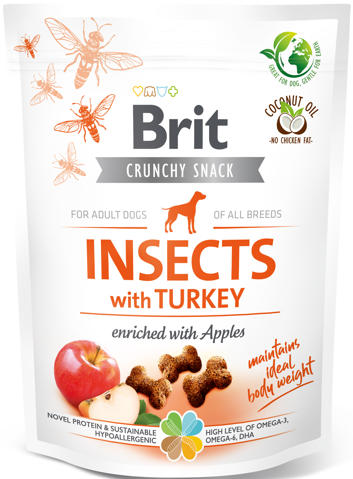 Λιχουδιά σκύλου Brit Crunchy Snack (200gr) (πολλές γεύσεις)