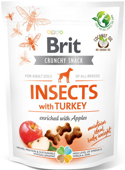 Λιχουδιά σκύλου Brit Crunchy Snack (200gr) (πολλές γεύσεις)