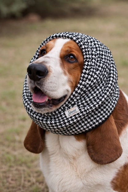 Snood σκύλου CHECKERED BLACK Sanvi