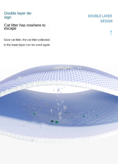 Διπλό πατάκι-χαλάκι για αμμοδόχο γάτας Denik