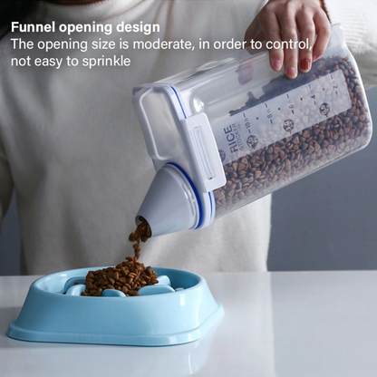 Δοχείο αποθήκευσης τροφής σκύλου-γάτας Easy