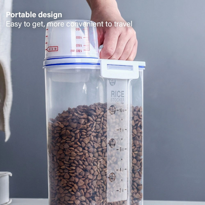 Δοχείο αποθήκευσης τροφής σκύλου-γάτας Easy