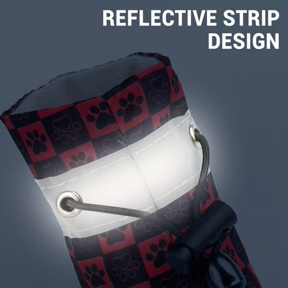 Παπούτσια σκύλου με λάστιχο Paw Printed Boots