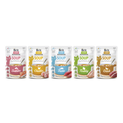 Φακελάκι-Σούπα για γάτες BRIT Care Soup (75gr) (πολλές γεύσεις)