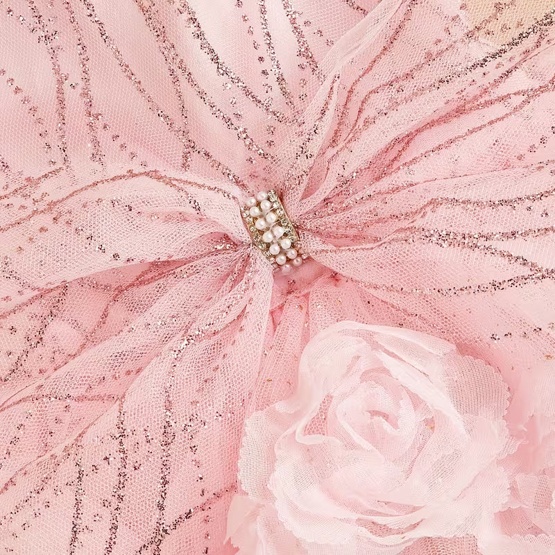 Ρούχο σκύλου-γάτας φόρεμα PINKISH BOW