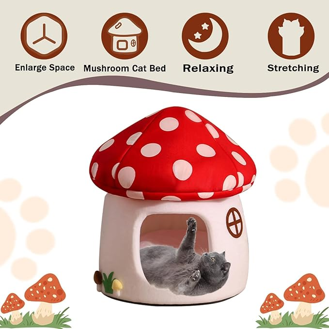 Φωλιά σκύλου-γάτας MUSHROOM