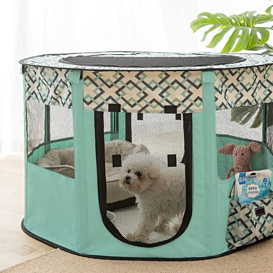 Υφασμάτινο Πάρκο Περιορισμού σκύλου-γάτας Style