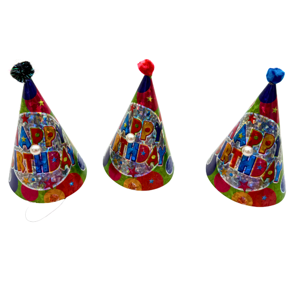 Kαπελάκι Γενεθλίων σκύλου γάτας Metallic Hat